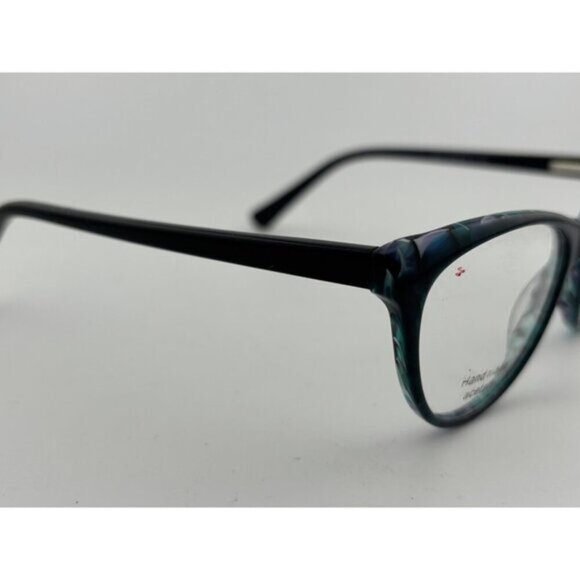Fusion - 50-17-135 F563 Black & Blue Acetate Glasses Frames - Picture 4 of 7